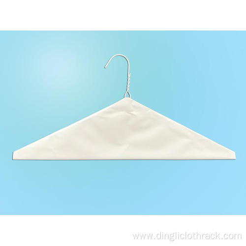 White Powder Plain Cape Wire Hanger